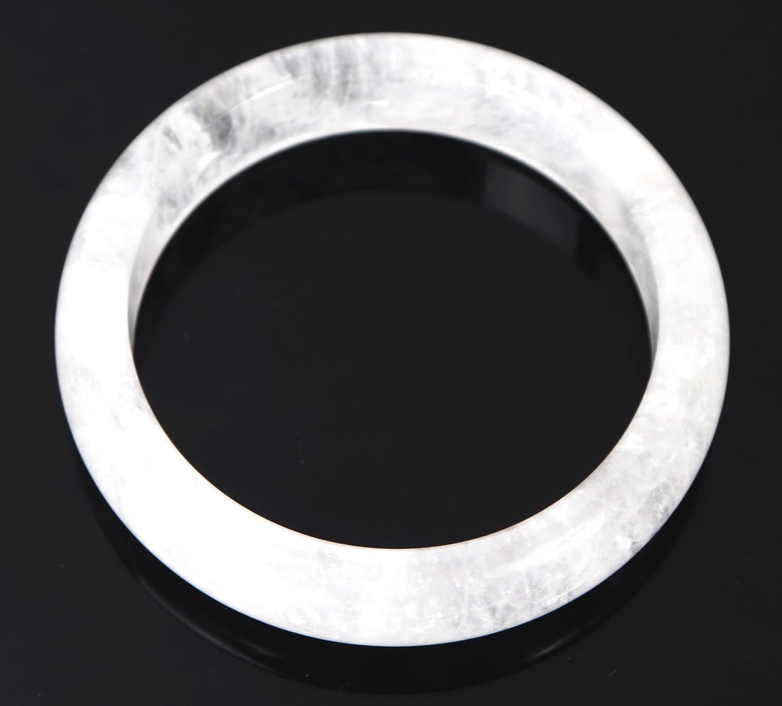 Beautiful Rock Crystal Bangle Bracelet - 6