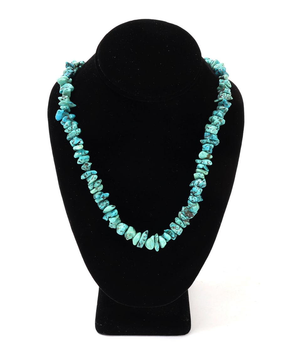 Beautiful Chunky Turquoise Beaded Necklace (1 of 6)