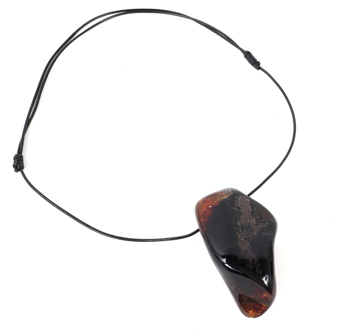 Gorgeous Raw Amber Section Necklace - 2