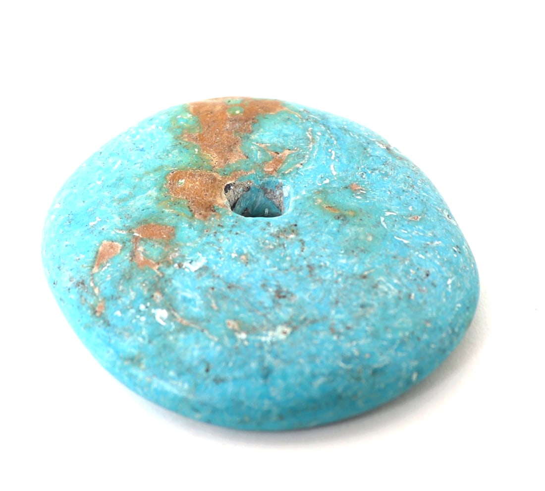 Lovely Turquoise Disc Pendant - 3