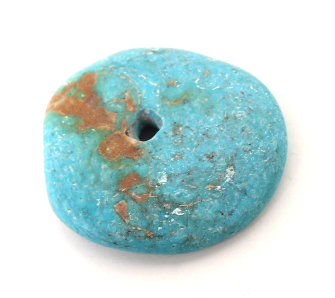 Lovely Turquoise Disc Pendant - 5