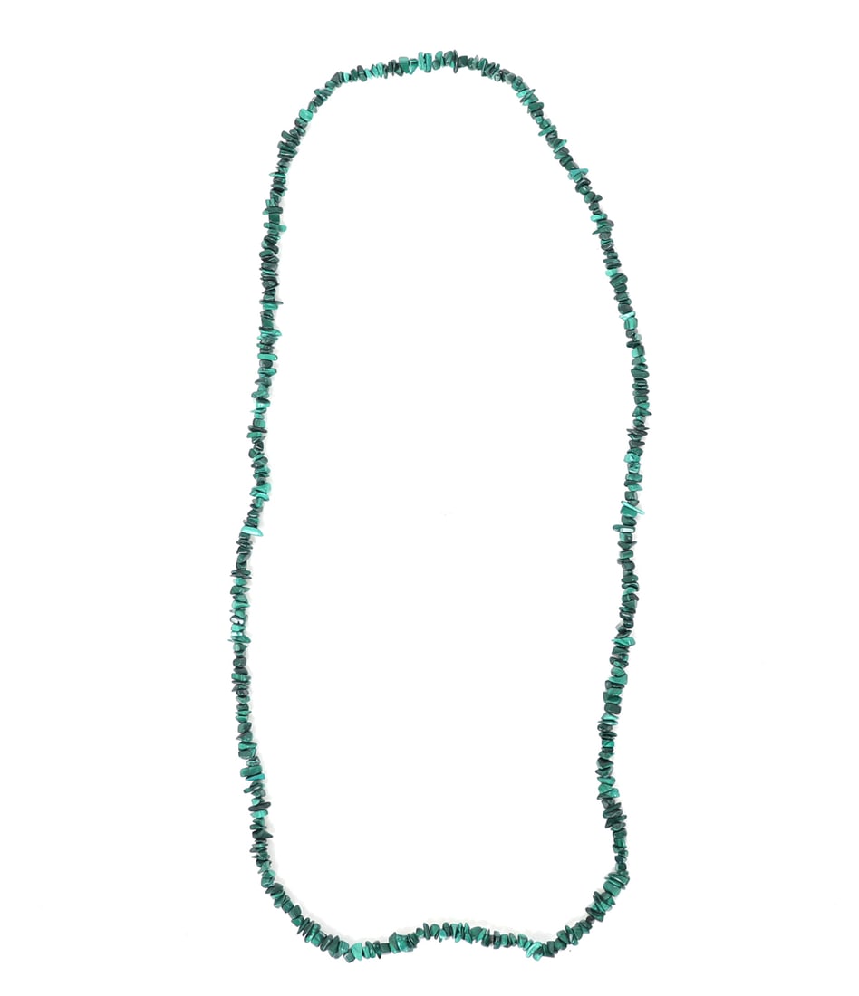 Chipped Malachite Bead Necklace - 4