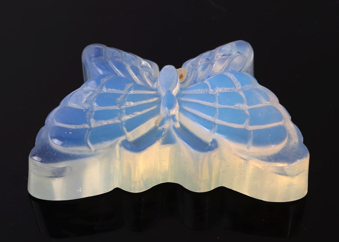 Finely Carved Opalite Butterfly - 3