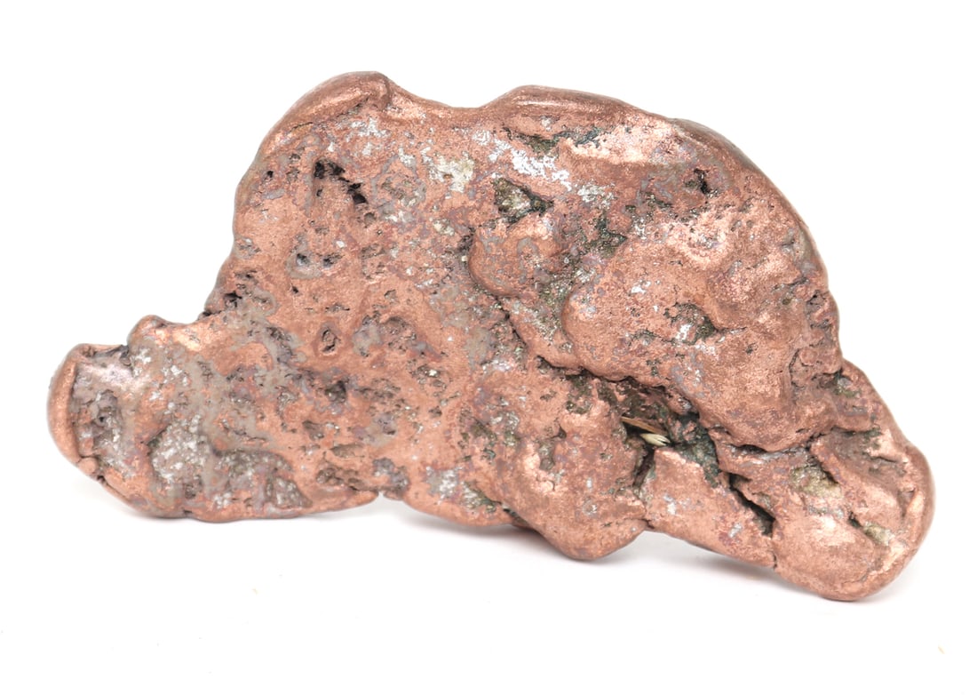 Raw Smooth Copper Specimen, 343 grams - 2