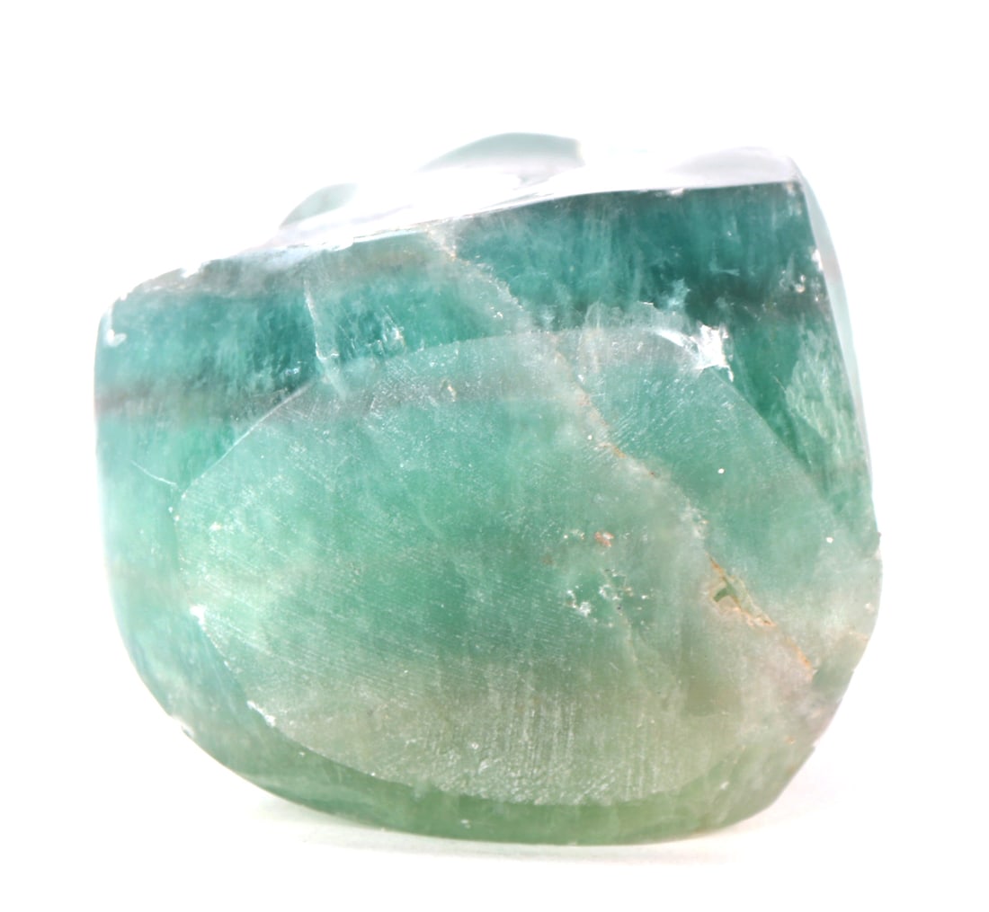 Large Natural Fluorite Flame Tower Section - 6