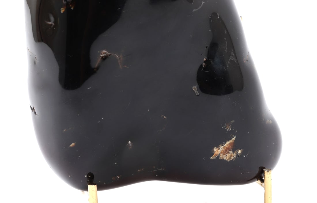 Wonderful Raw Amber Section on Stand - 7