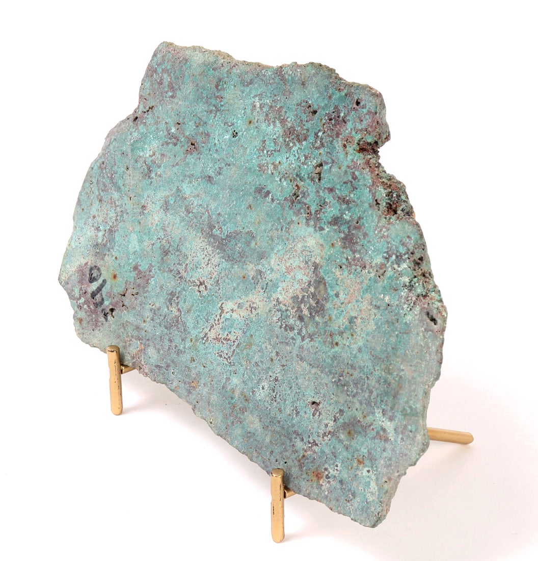 Raw Chrysocolla Mineral Specimen w/Stand - 2