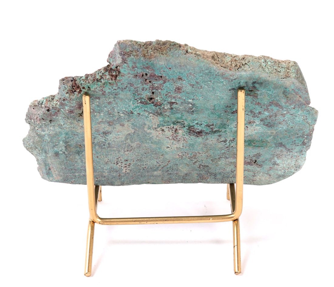 Raw Chrysocolla Mineral Specimen w/Stand - 3