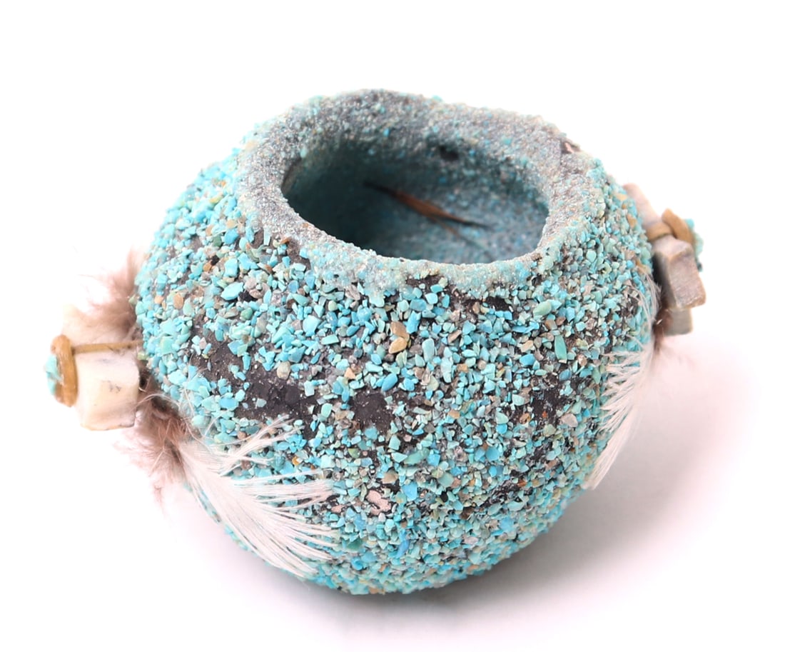 Native American Miniature Fetish Pot - 3
