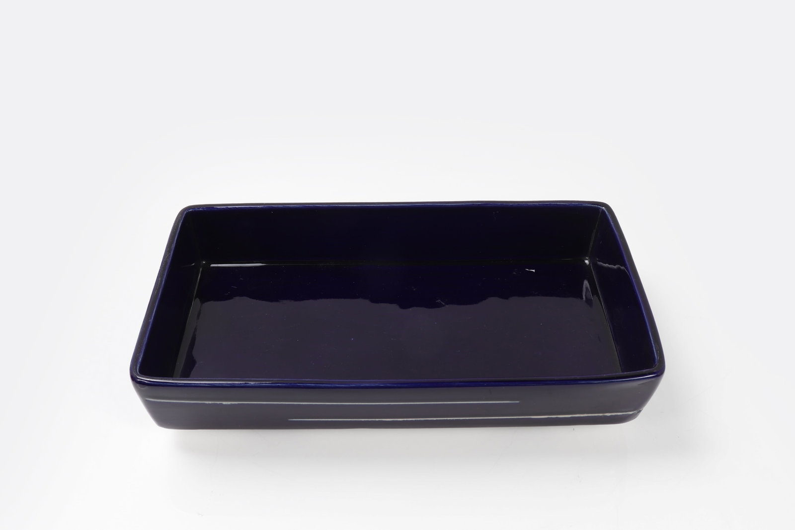Ceramic Navy Blue Bonsai Pot - 3