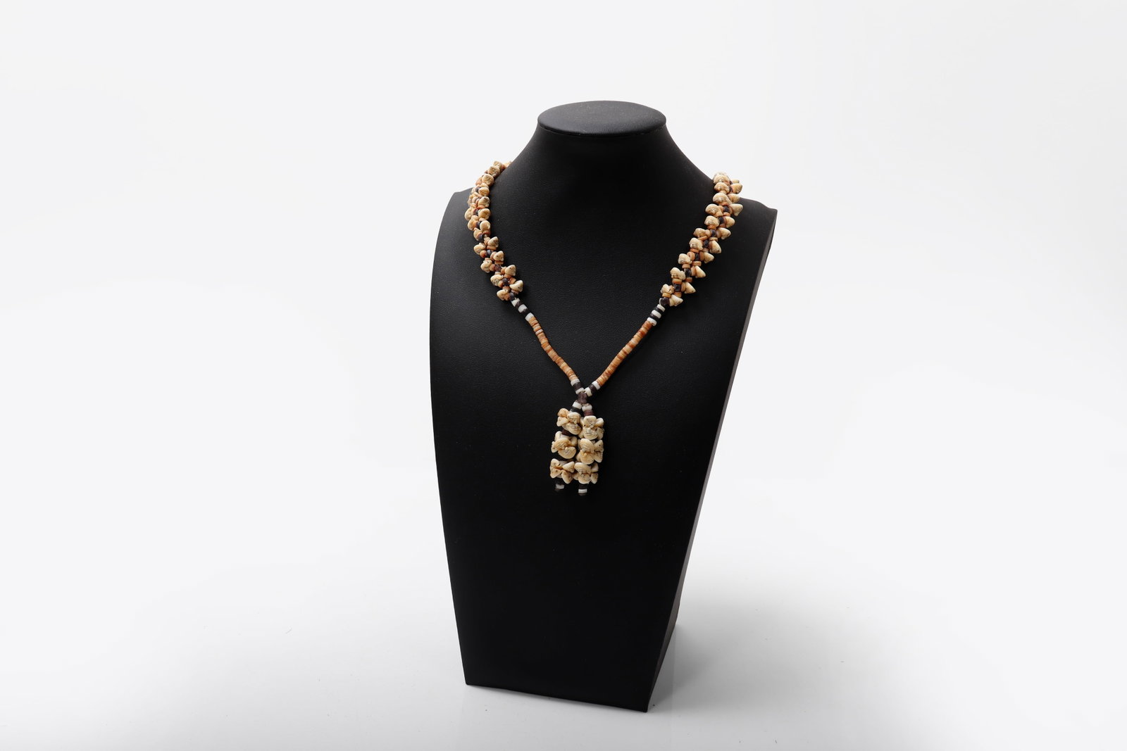 Ethnographic Solomon Island Necklace with Pendant Drop (1 of 3)