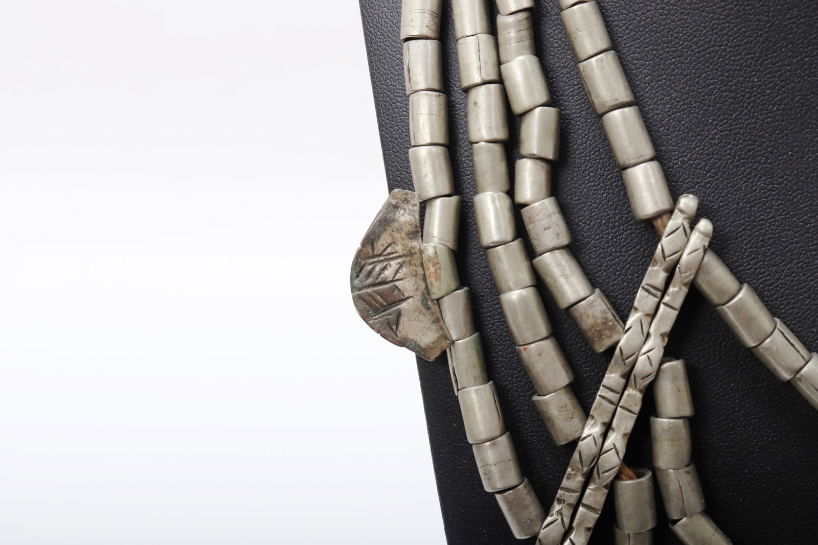 Ethiopian Multi-Strand Silver Bead Necklace - 3