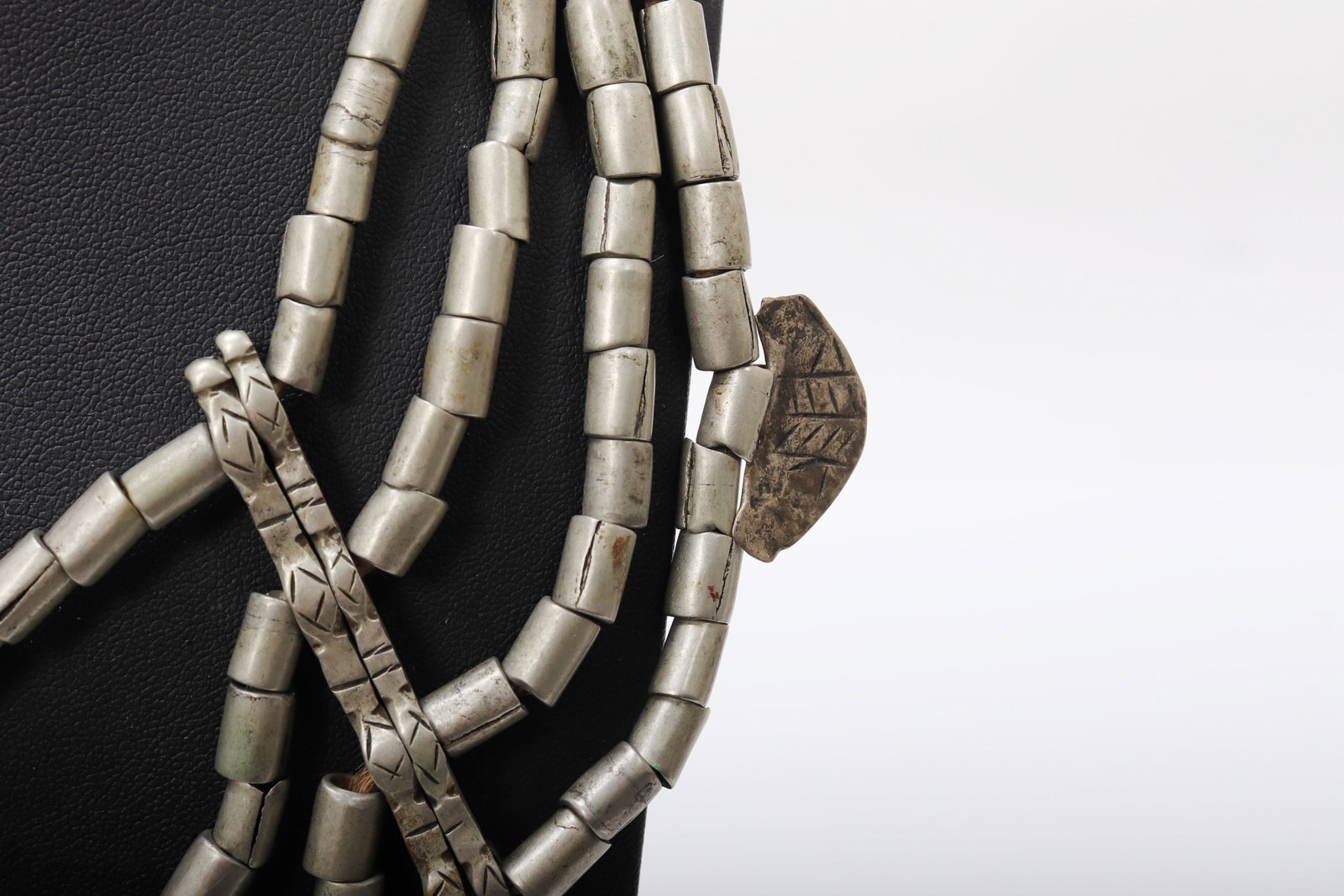 Ethiopian Multi-Strand Silver Bead Necklace - 4