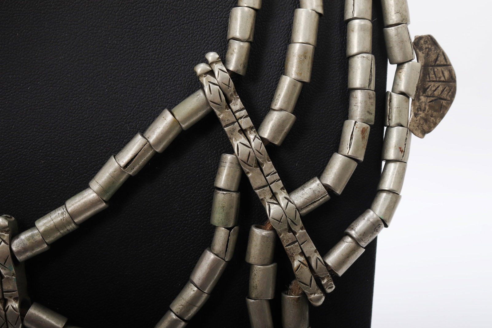 Ethiopian Multi-Strand Silver Bead Necklace - 5