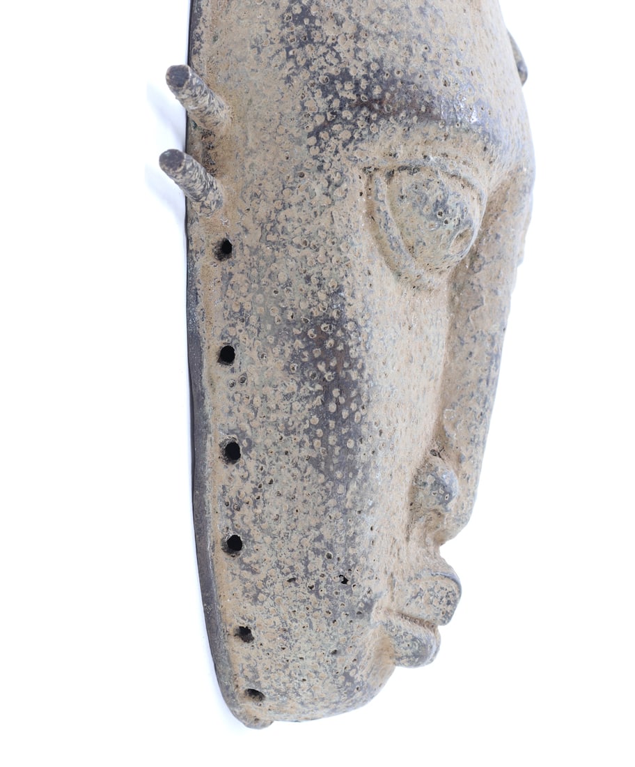 African Bronze Mask, Lobi-Style - 9