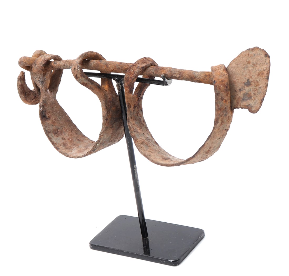 Antique Iron Shackles - 2