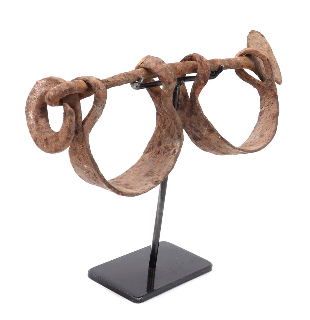 Antique Iron Shackles - 3