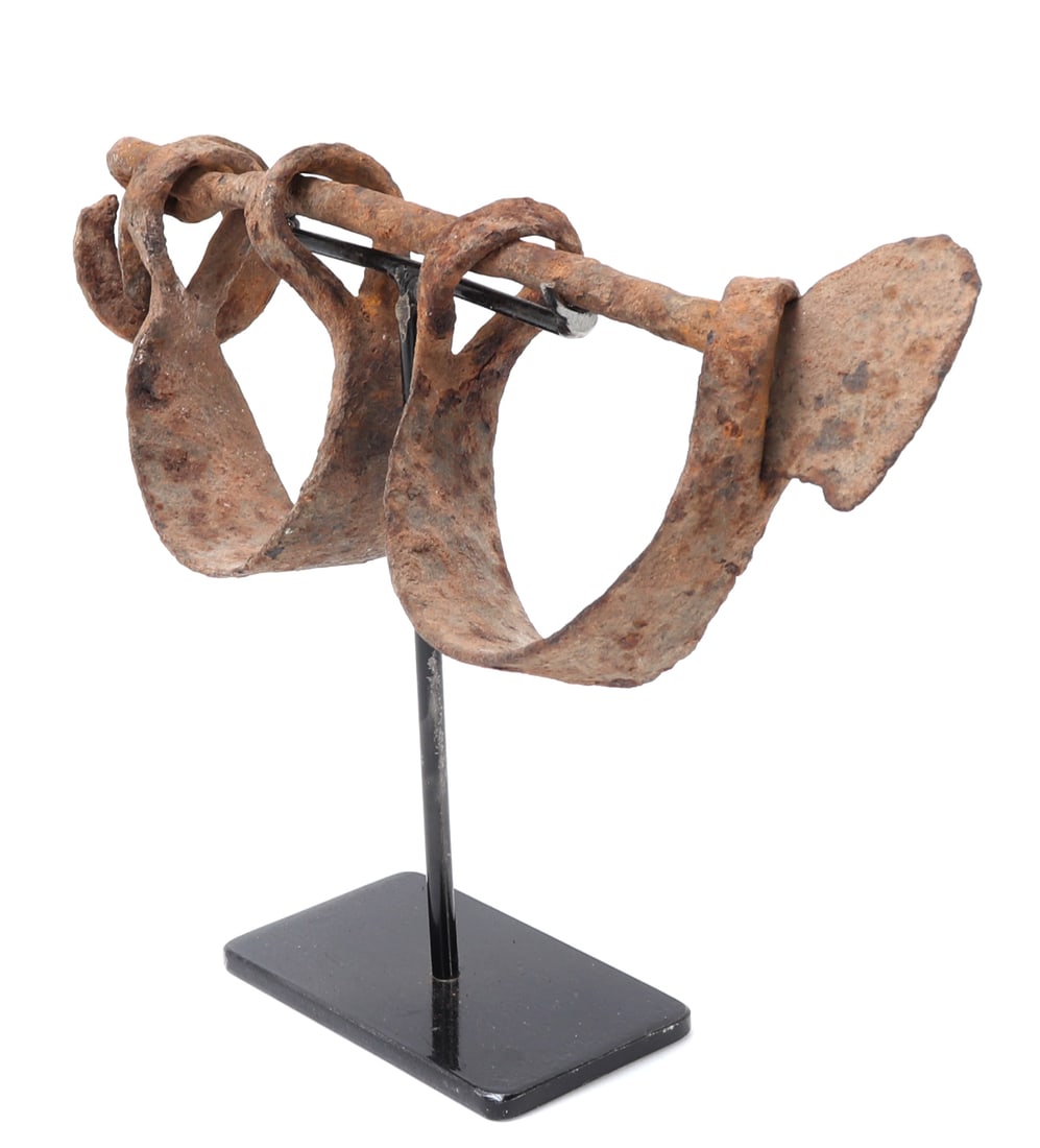 Antique Iron Shackles - 6