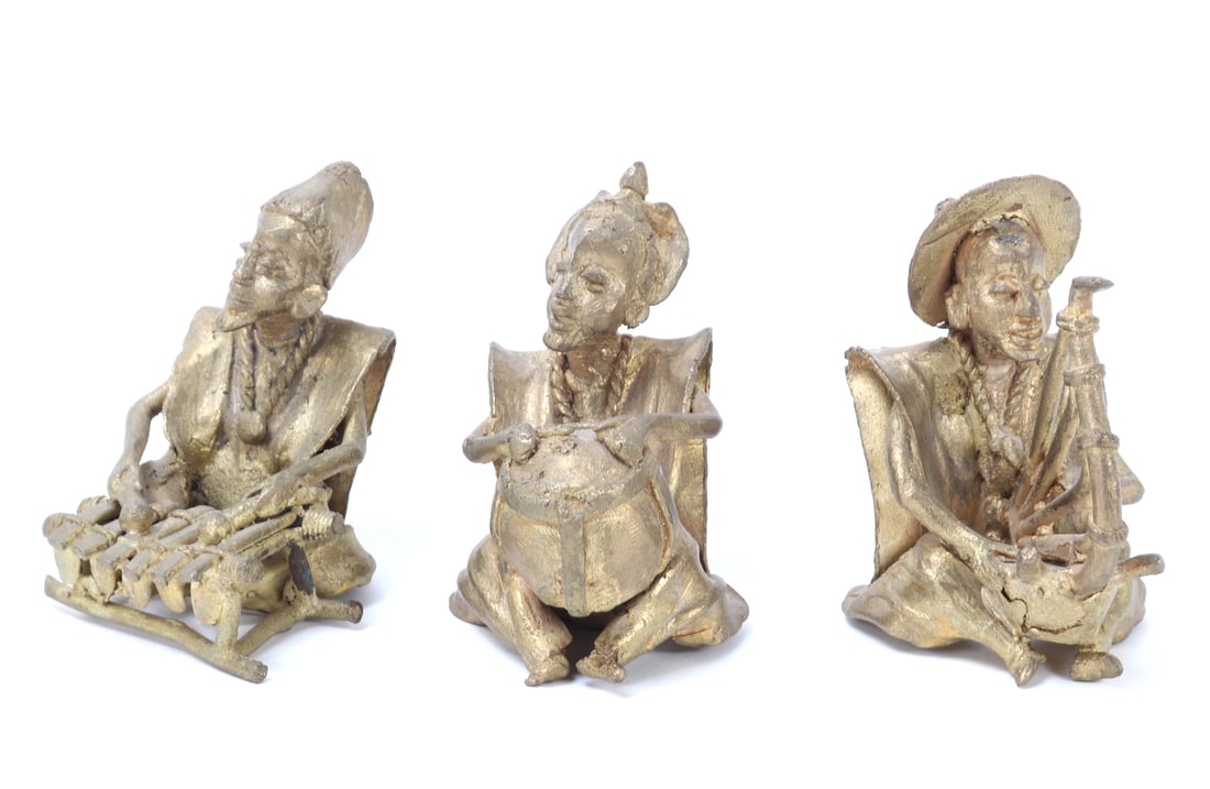 African Brass Musician Gold Weights (1 of 6)