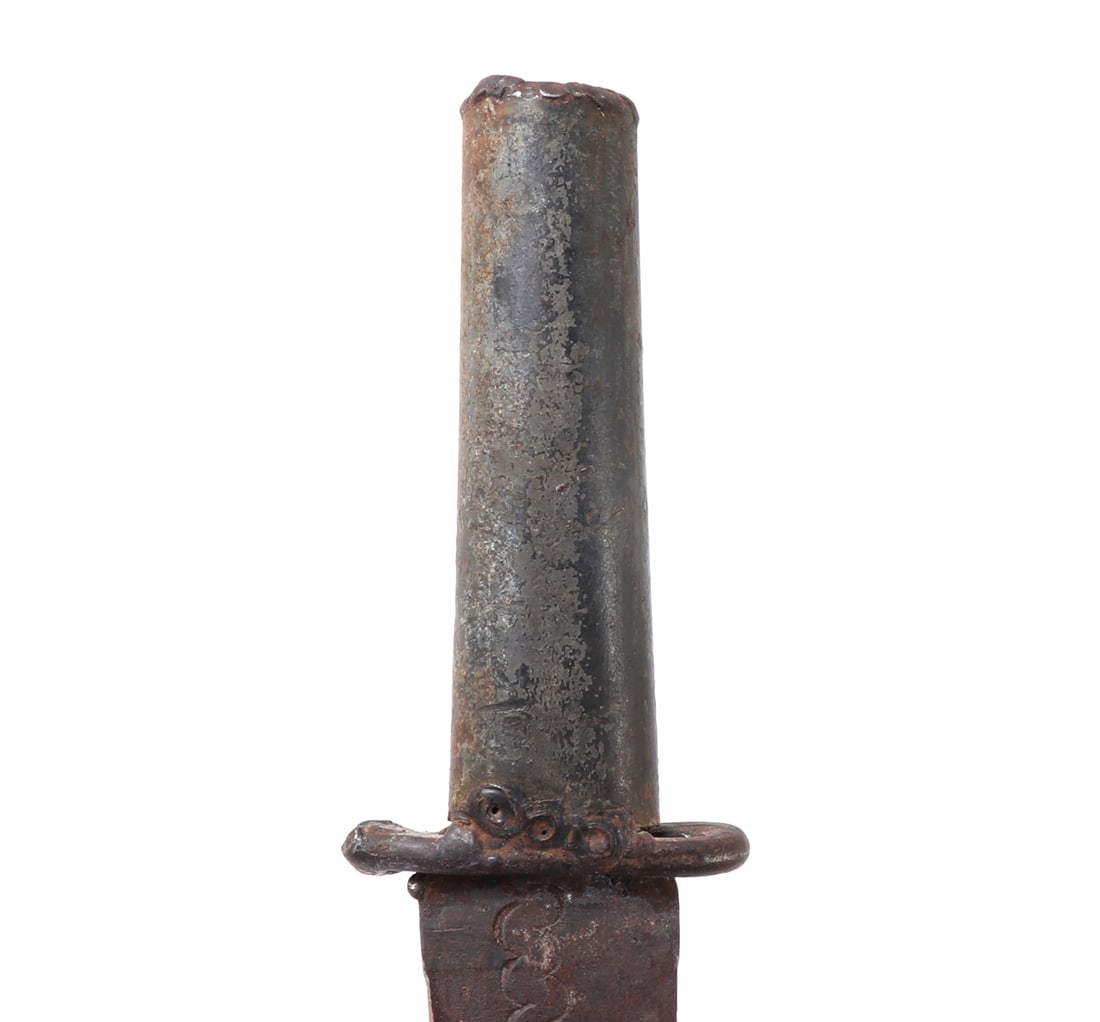 Indonesian Dagger with Brass Scabbard - 4