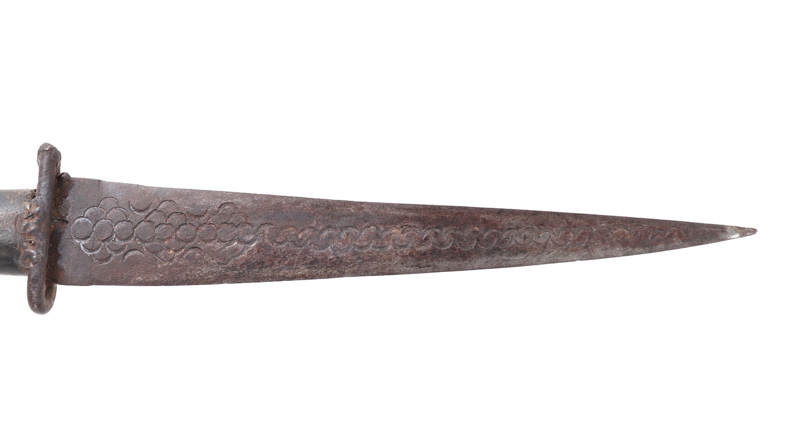 Indonesian Dagger with Brass Scabbard - 5