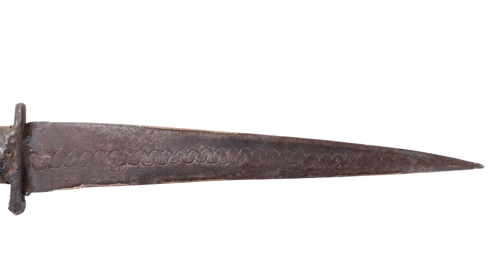 Indonesian Dagger with Brass Scabbard - 6