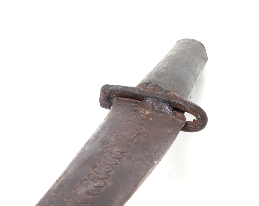 Indonesian Dagger with Brass Scabbard - 9