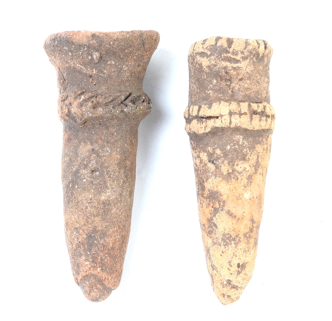 Two Koma Terracotta Abstract Figures - 3