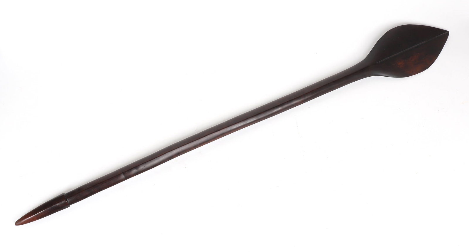 Large Solomon Islands Paddle-Form Wood War Club, Late 19th / Early 20th Century (1 of 5)