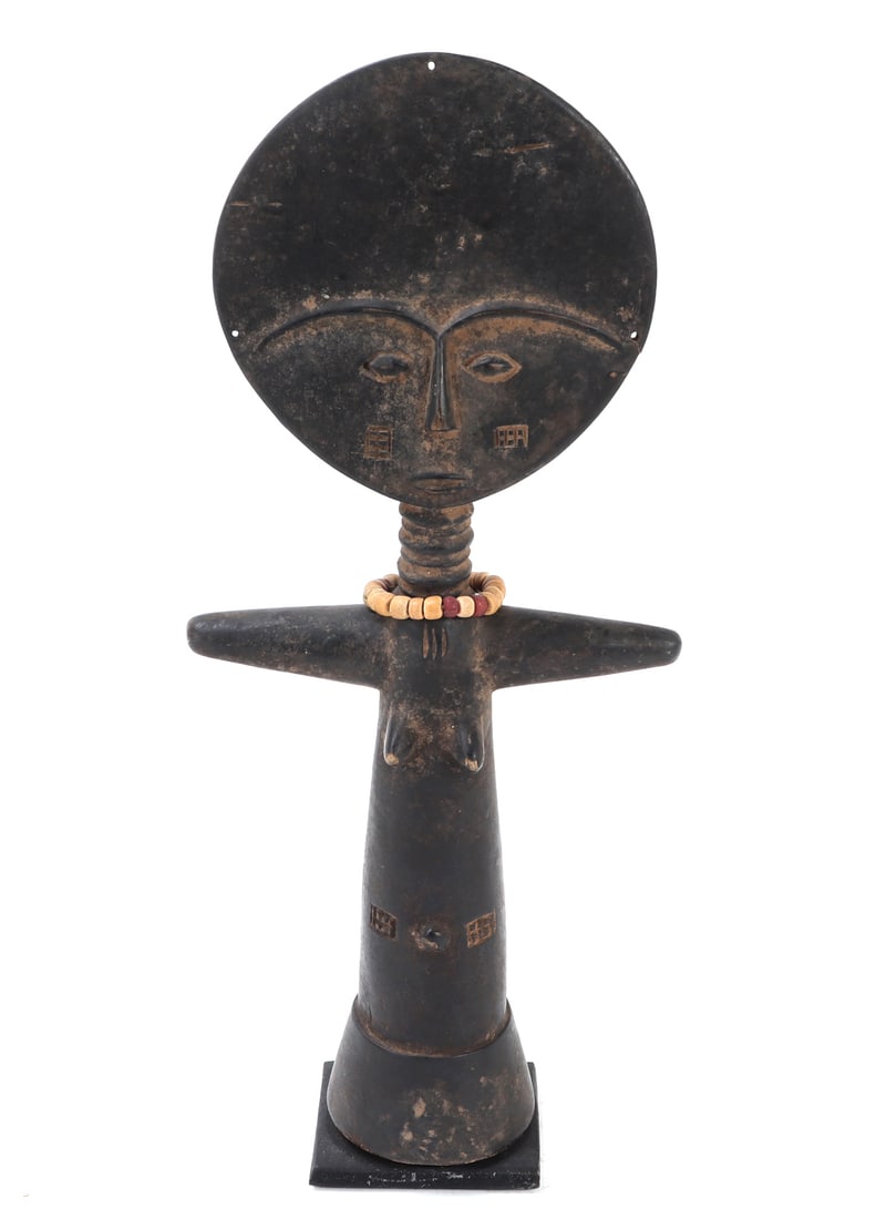 Akan / Asante Carved Wood Akuaba Fertility Figure, Ghana (1 of 7)