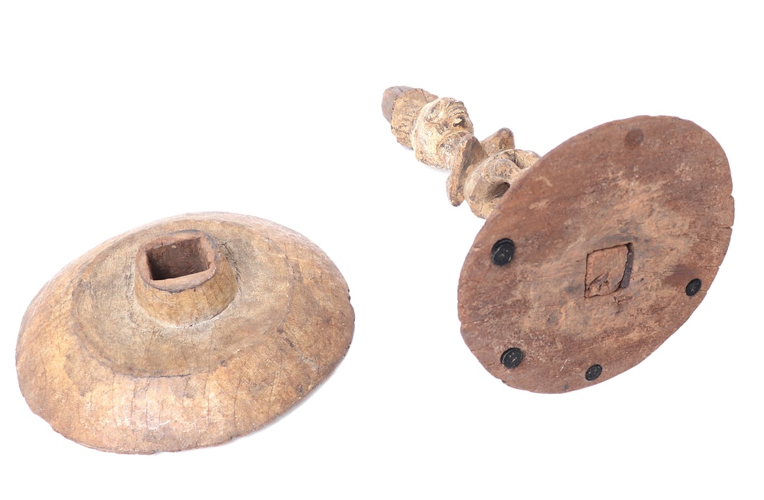 Mounted Early Yoruba Figure, Side Table - 8