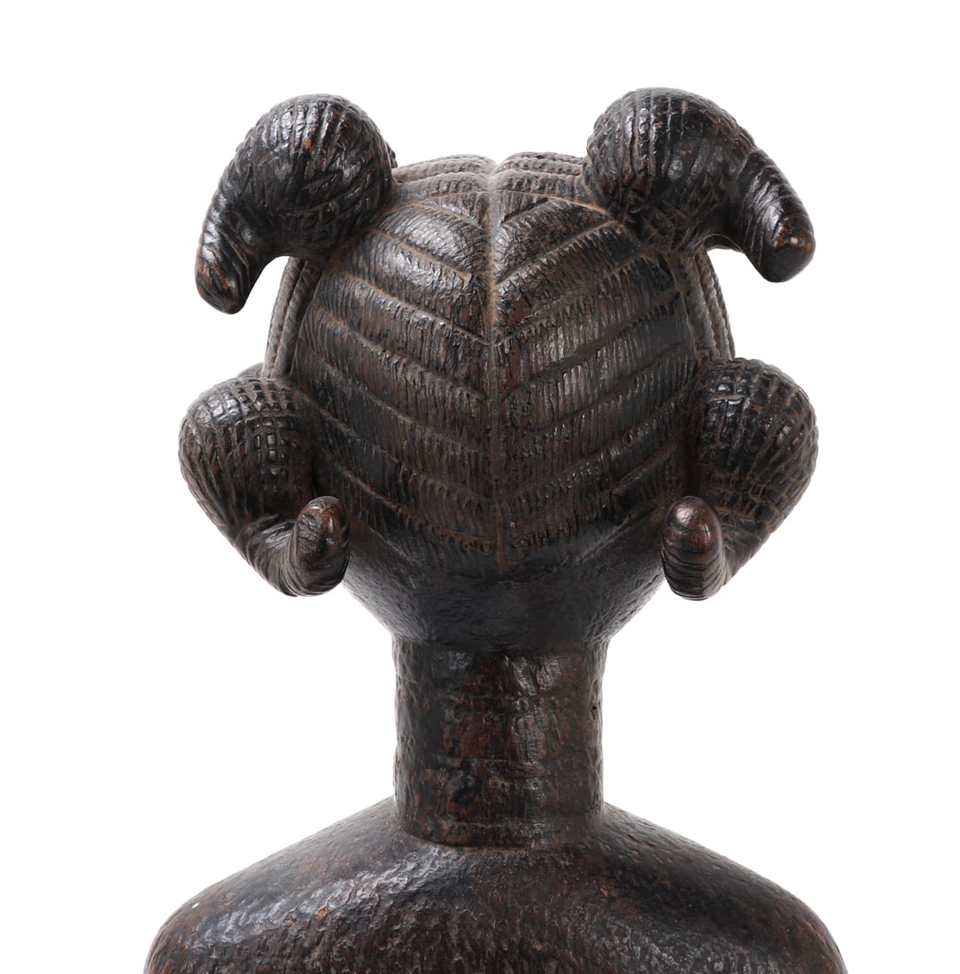 Yoruba Maternity Figure on Throne - 11