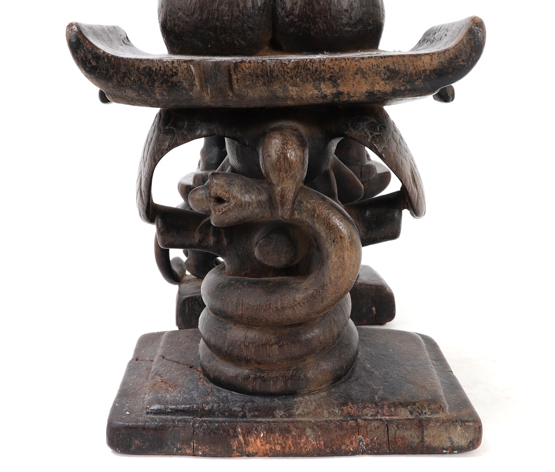 Yoruba Maternity Figure on Throne - 13