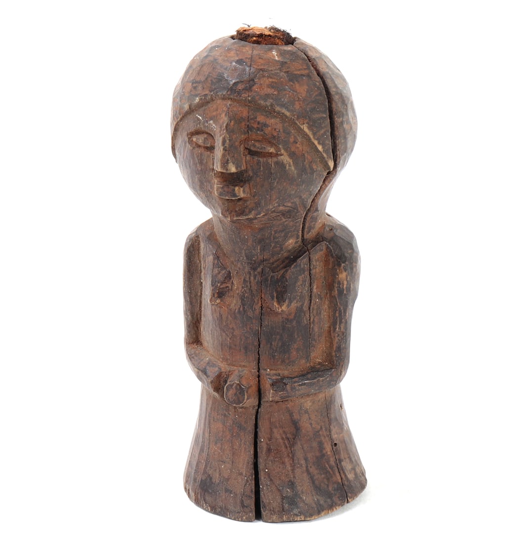 African Kusu Kabeja Carved Wood Female Figure (1 of 11)