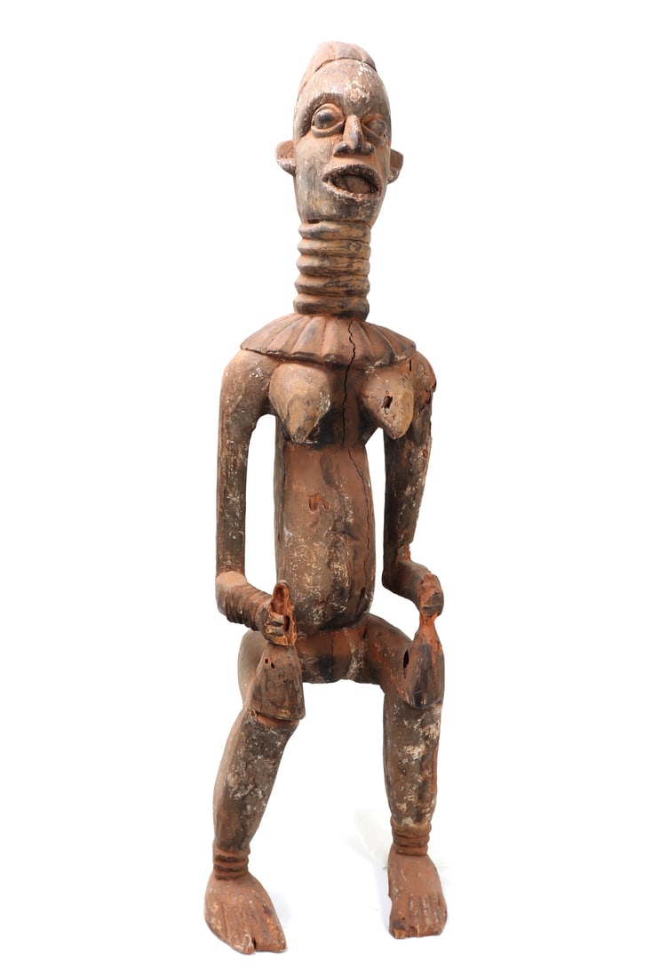Monumental Bangwa Female Figure, 19th - 20th c. (1 of 11)