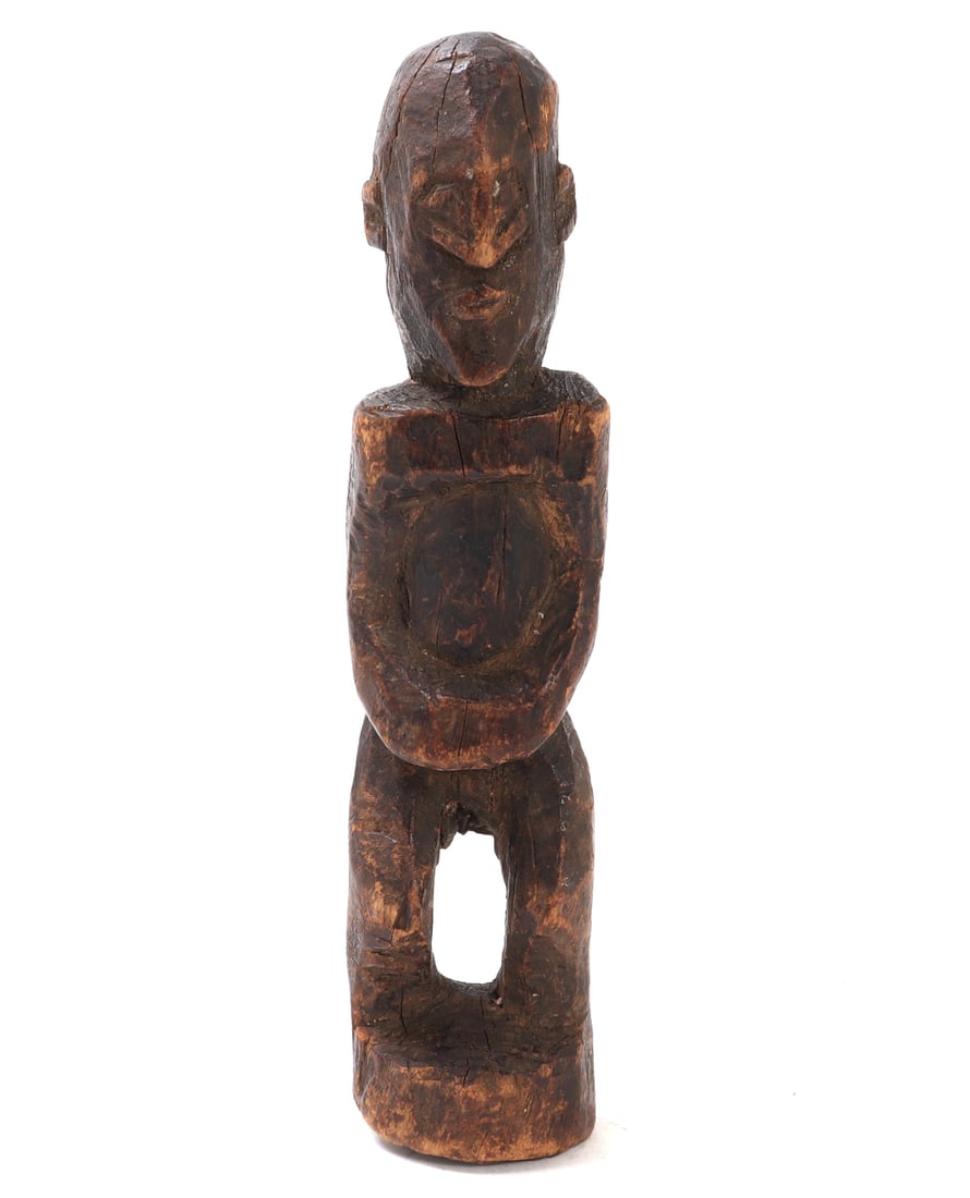 African Wood Carved Guardian Figure (1 of 5)