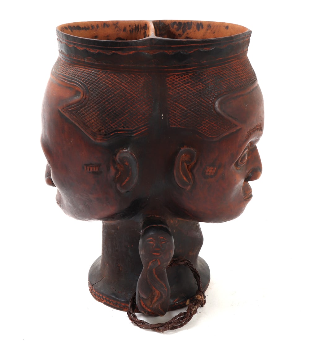 Unique Double Headed Kuba Janus Cup - 3