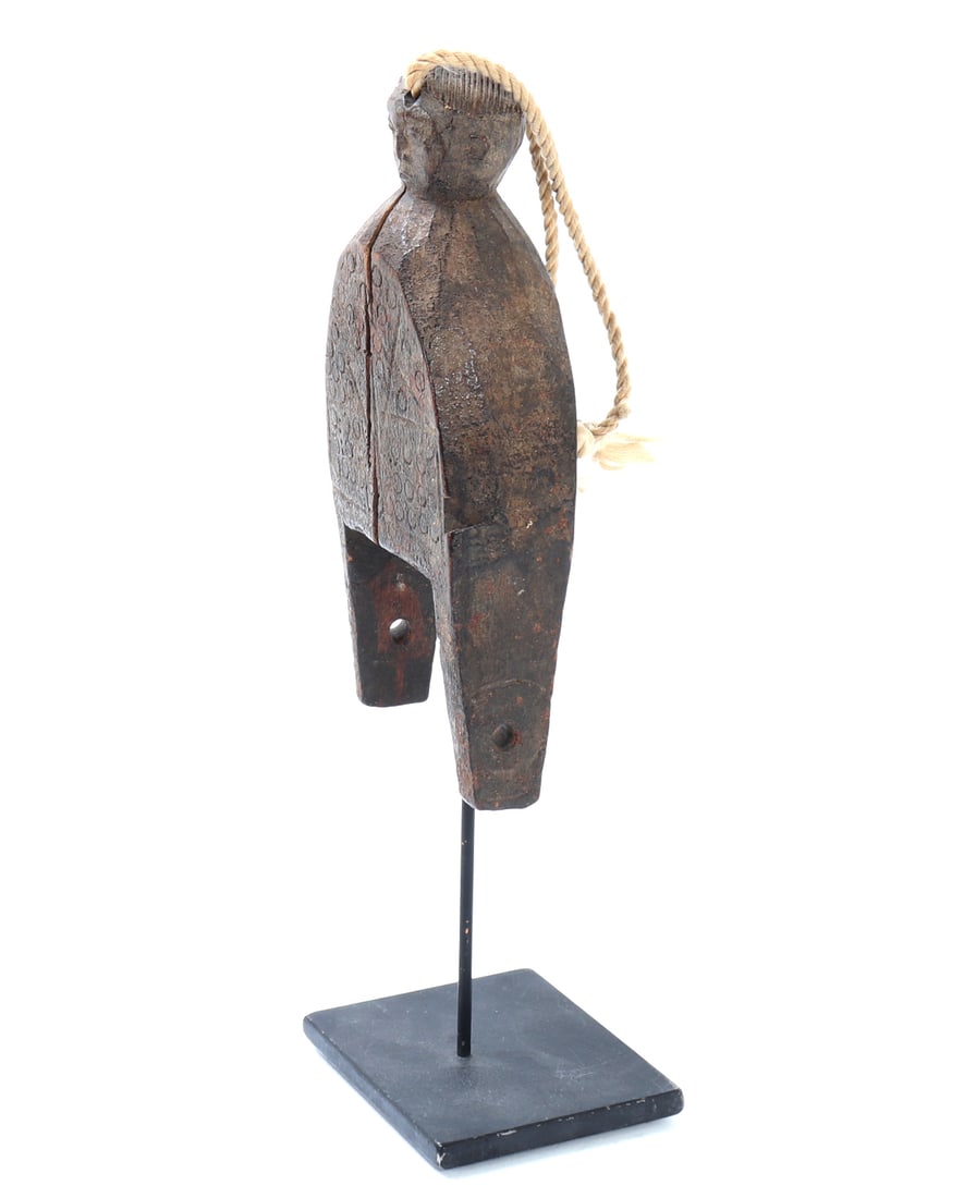 Antique Senufo Heddle Pulley - 3