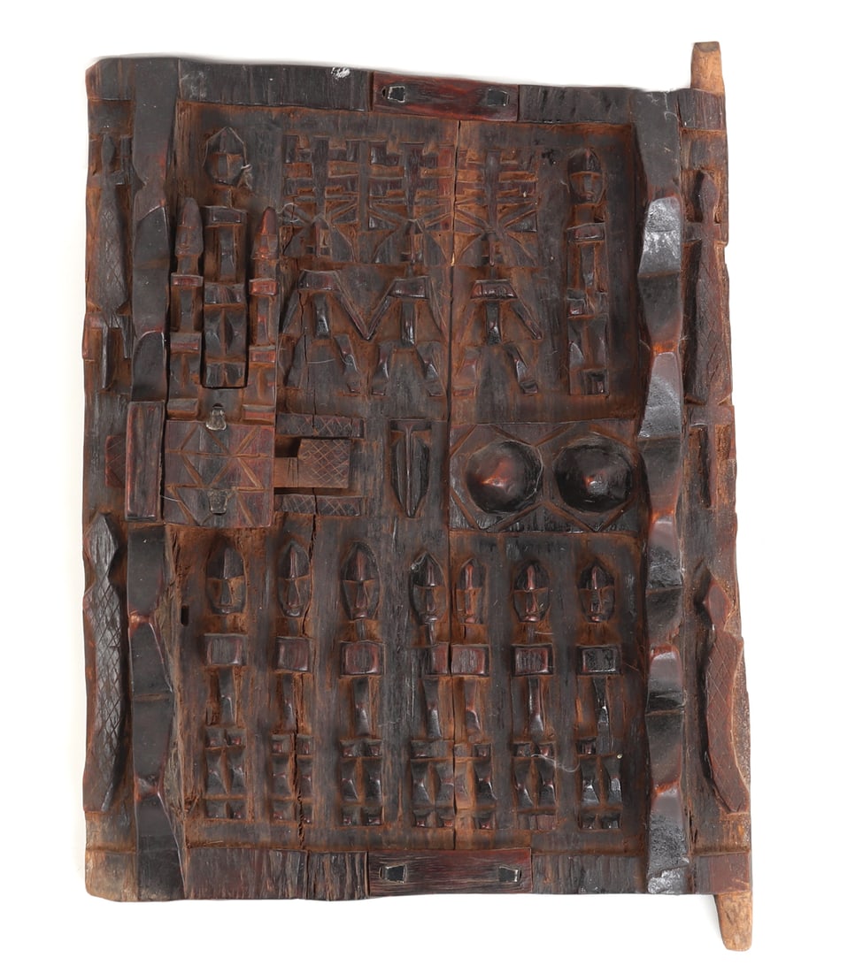 Dogon Carved Wood Granary Door (1 of 9)