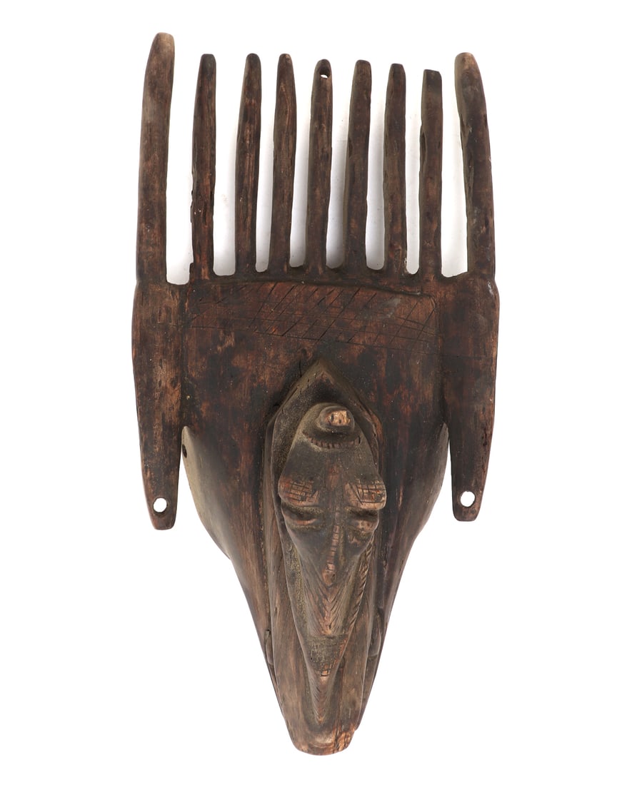 West African, Bambara Ceremonial Wood Mask (1 of 5)