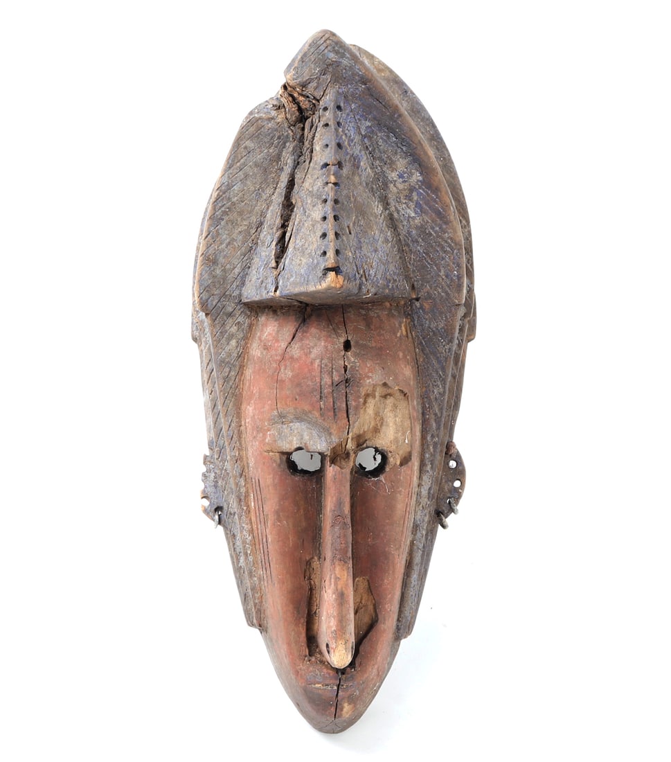 Toma Wood Carved Ceremonial Mask (1 of 8)