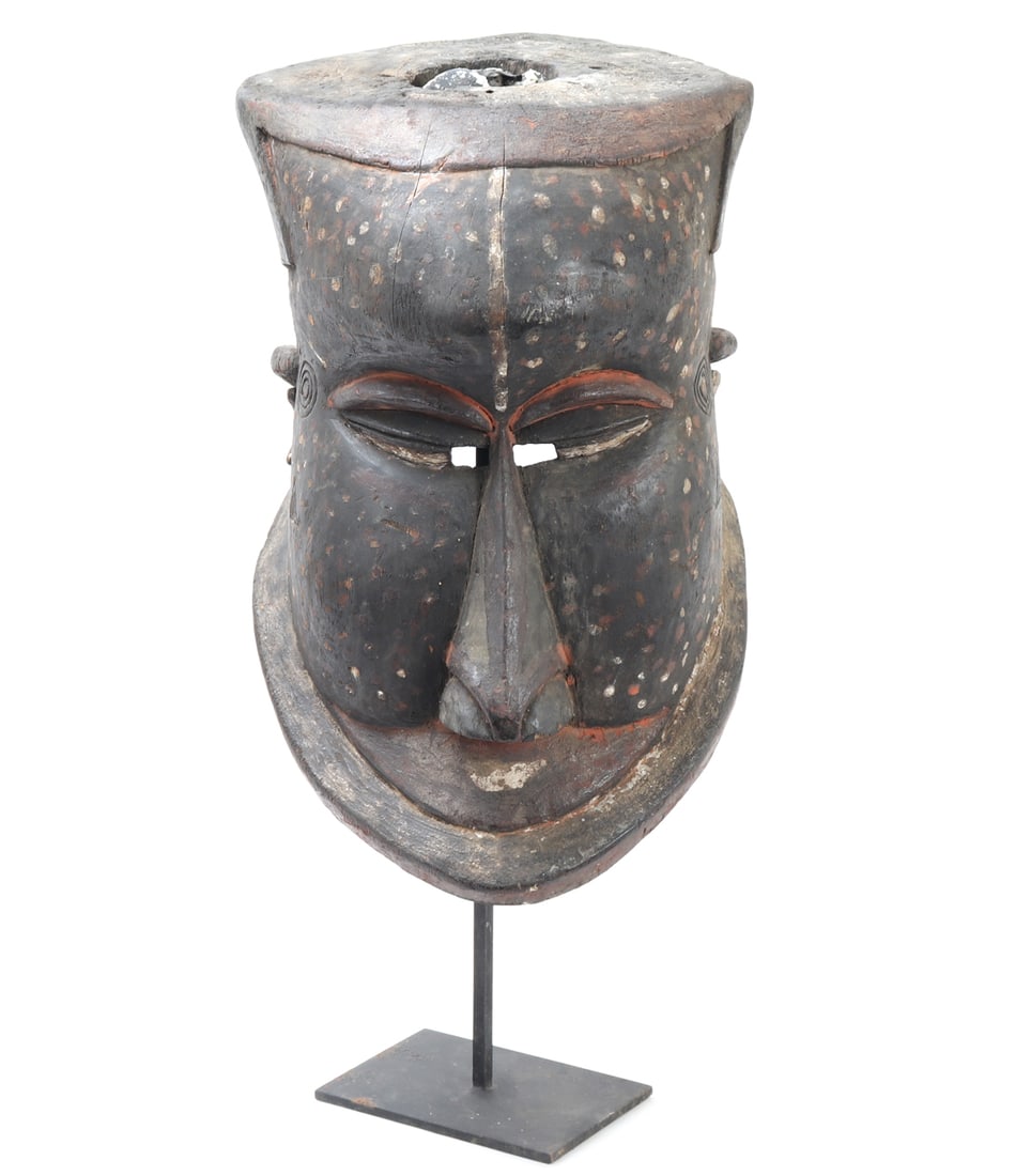 West African Polychrome Helmet Mask (1 of 12)