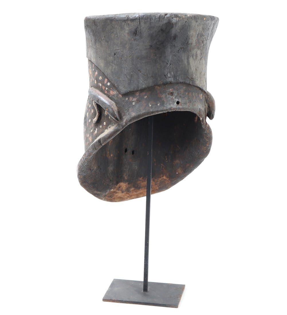 West African Polychrome Helmet Mask - 3