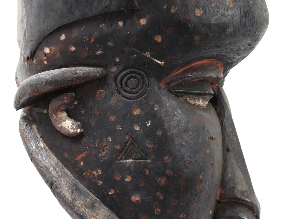 West African Polychrome Helmet Mask - 8