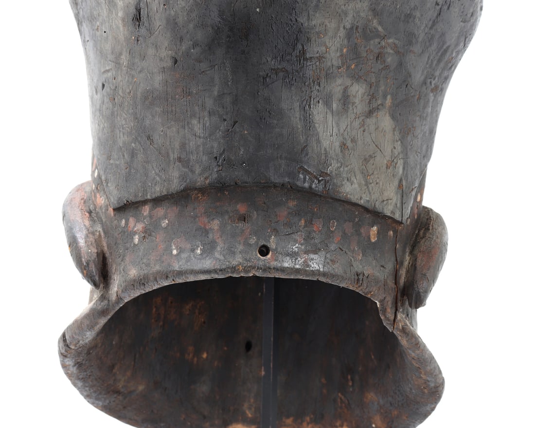 West African Polychrome Helmet Mask - 9