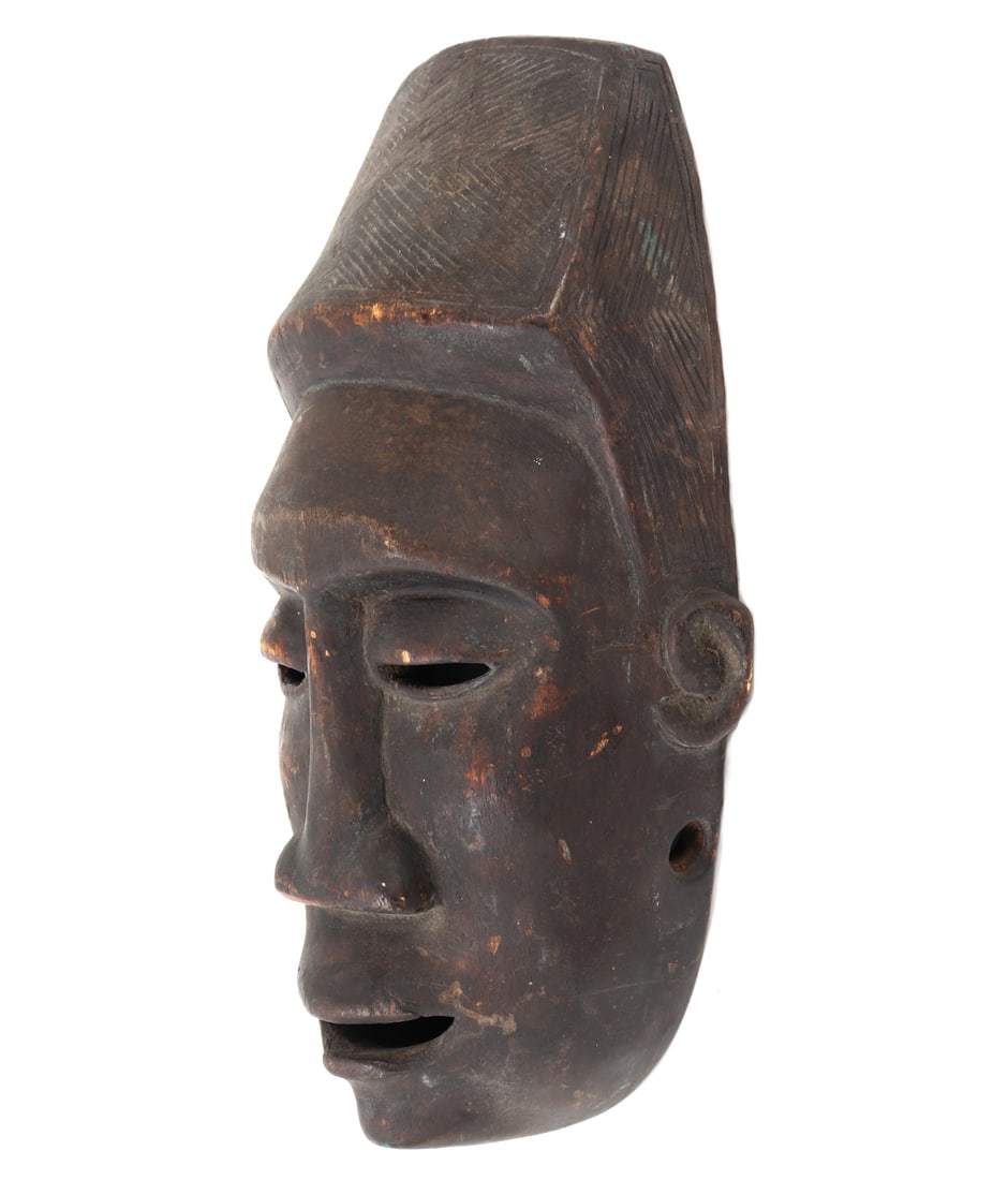 Handsome Hand Carved Bagongo Mask - 2