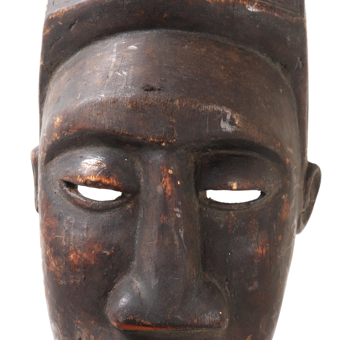 Handsome Hand Carved Bagongo Mask - 4