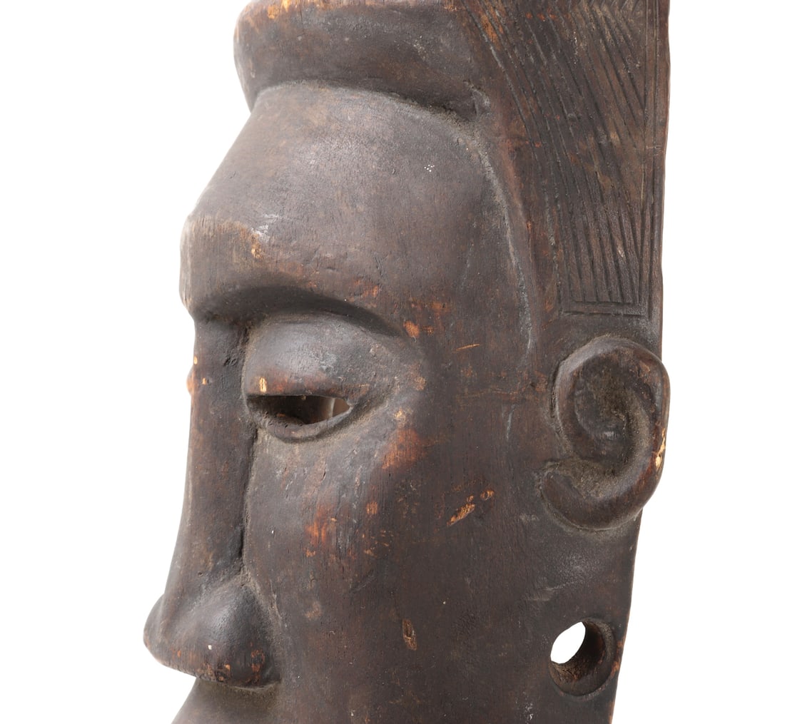 Handsome Hand Carved Bagongo Mask - 5