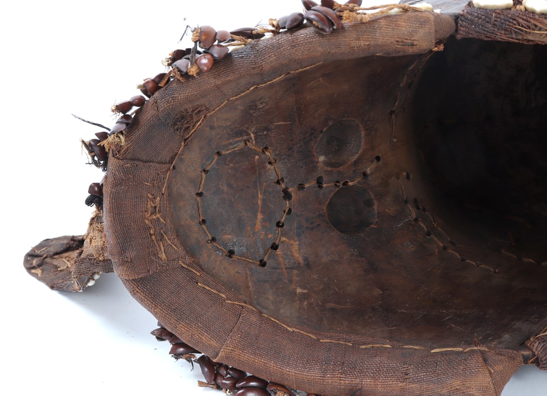 Adorned Kuba Helmet Mask - 12