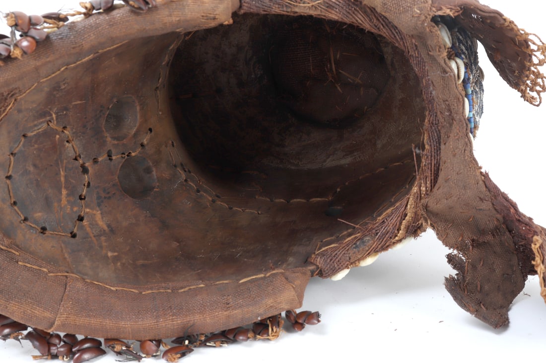 Adorned Kuba Helmet Mask - 13